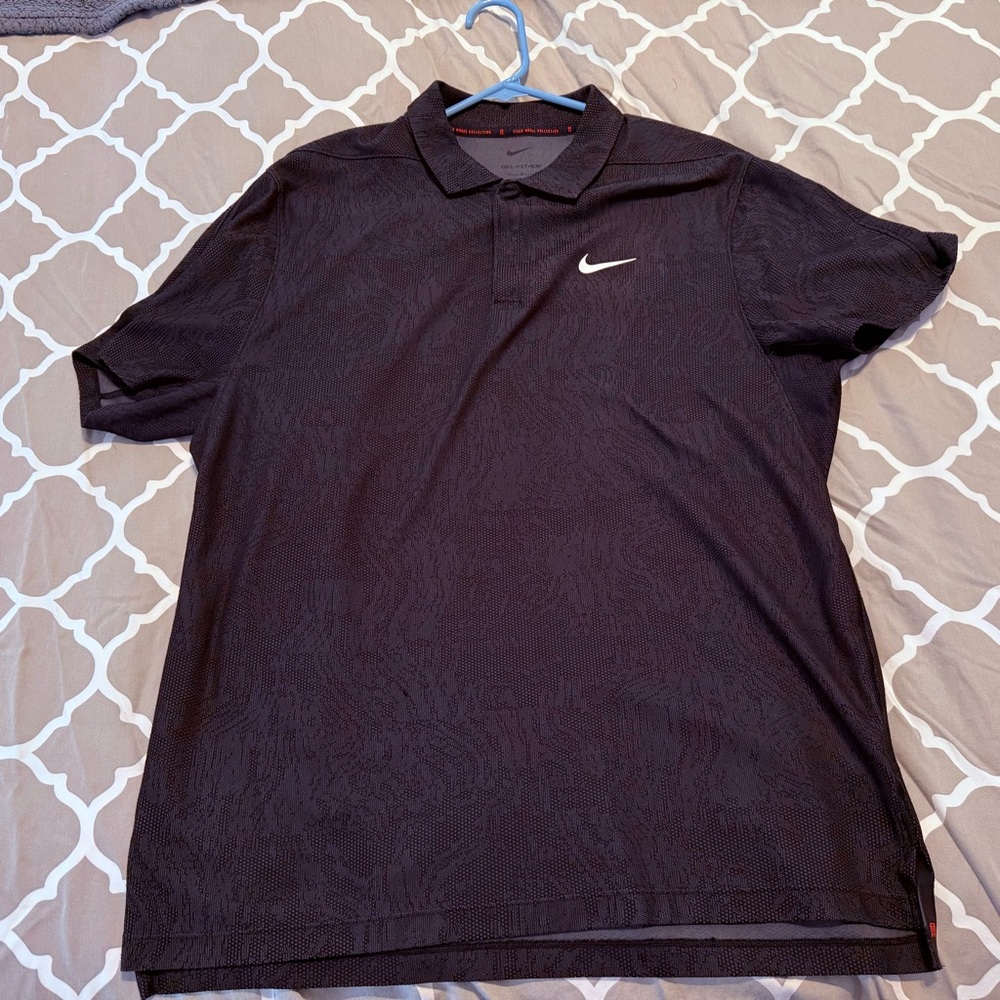 Nike Men's Black Large Polo Shirt